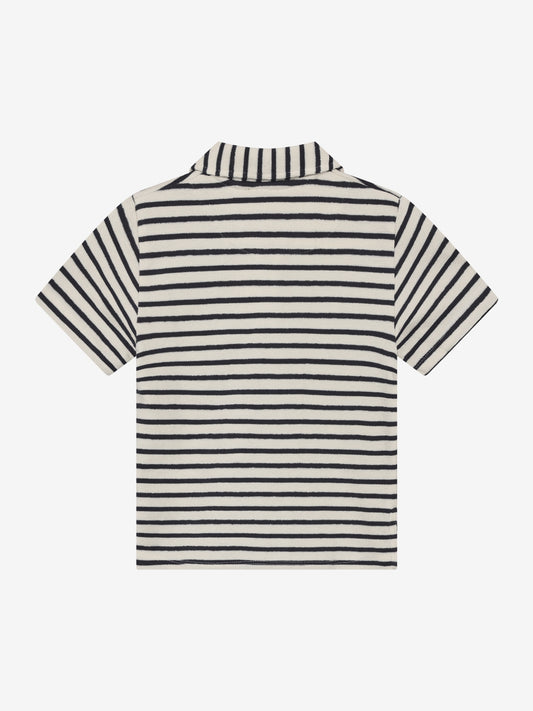 Minymo Gestreiftes Poloshirt GOTS