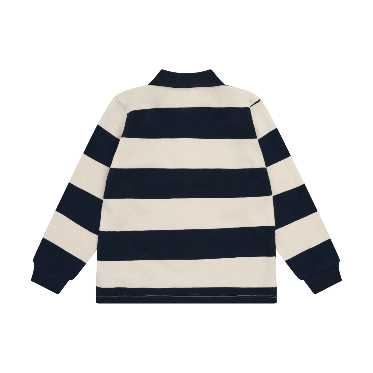Minymo Langarm-Poloshirt Dark Sapphire – Rückansicht