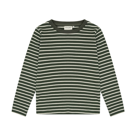 Minymo Geringeltes Langarmshirt
