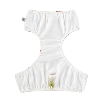 Lässig Schwimmwindel mit Druckknöpfen - Hund, Weiß