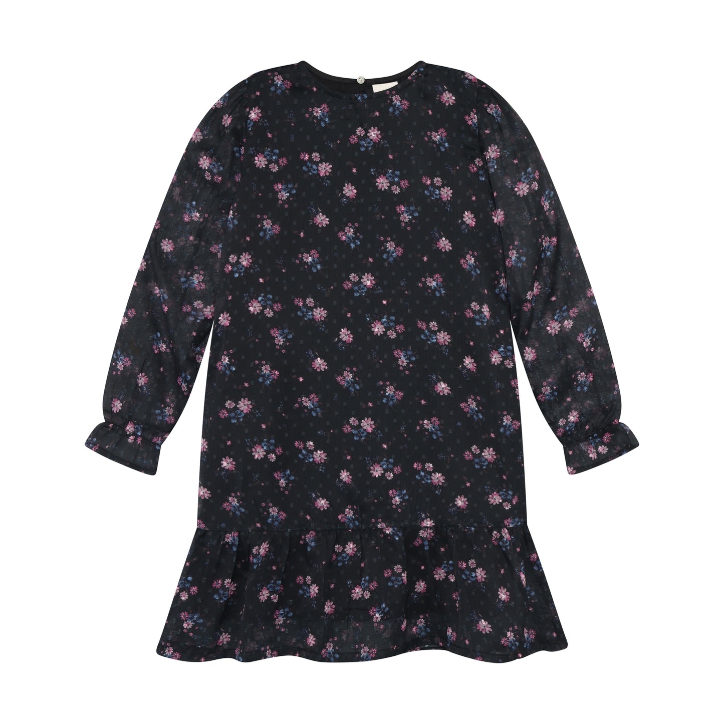 Minymo Kleid Langarm Dobby