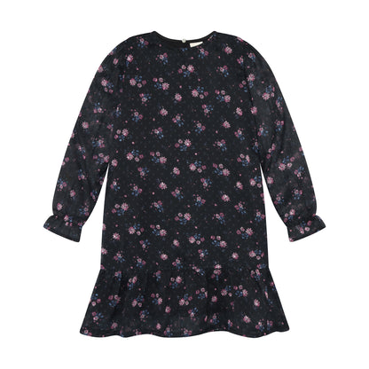 Minymo Kleid Langarm Dobby