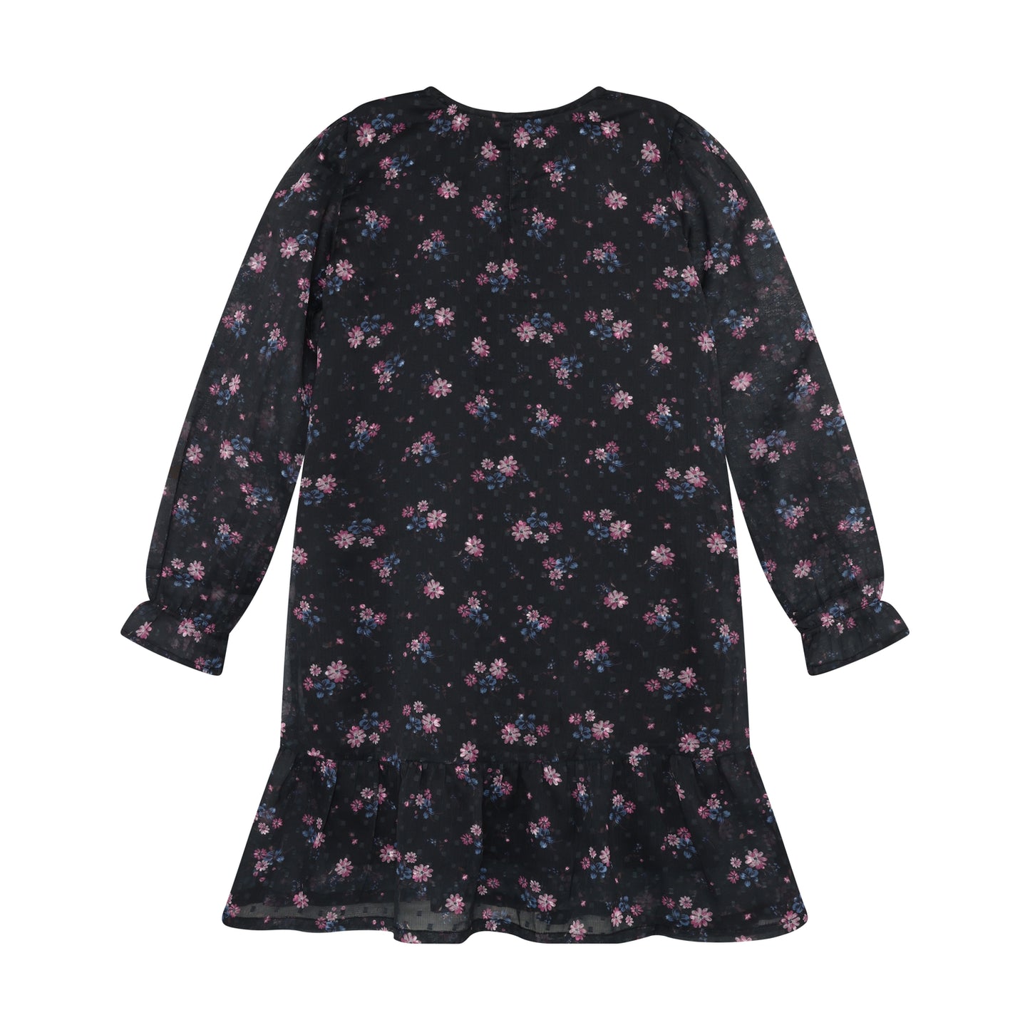 Minymo Kleid Langarm Dobby