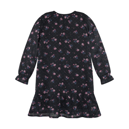 Minymo Kleid Langarm Dobby