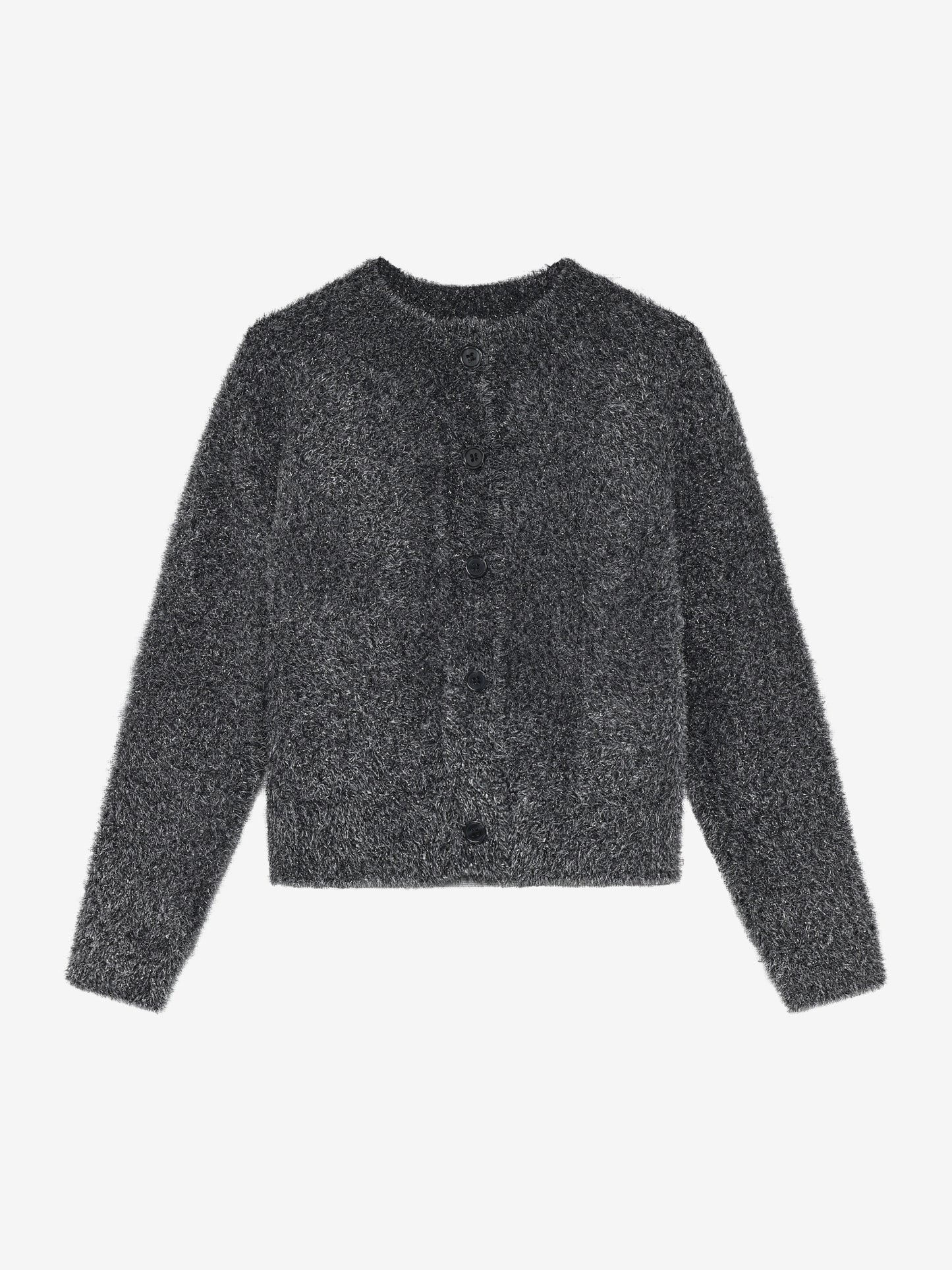 Minymo Strickjacke mit Glitzerfäden
