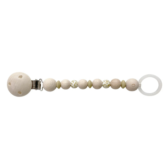 Kikadu Schnullerkette Water Print/Dark Sand