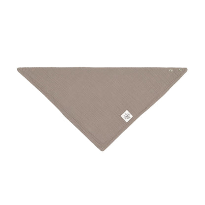 Lässig Dreieckstuch aus Musselin Taupe