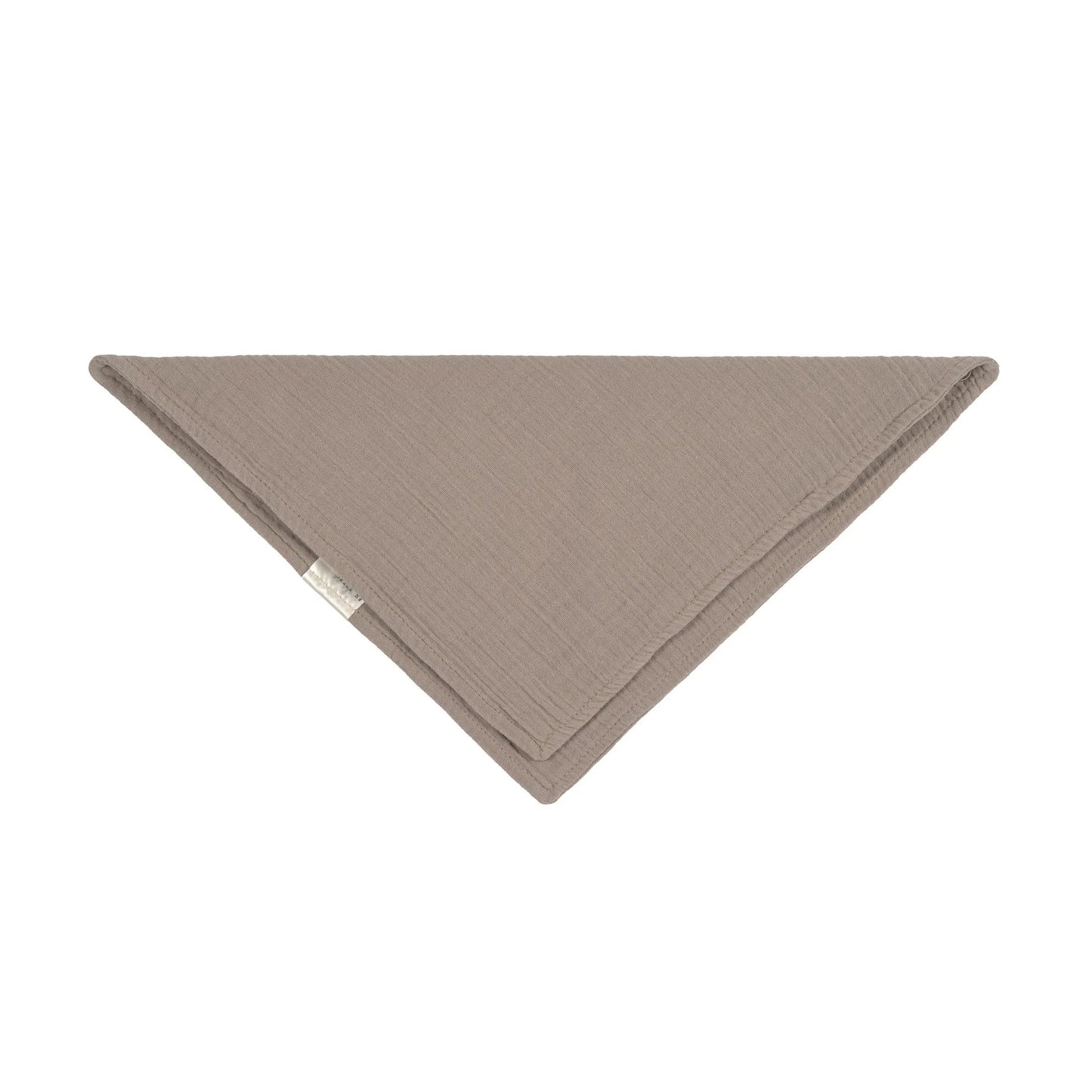 Lässig Dreieckstuch aus Musselin Taupe