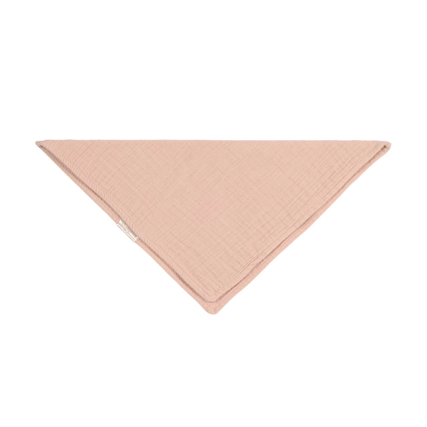 Lässig Dreieckstuch aus Musselin Powder Pink