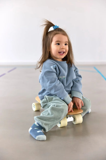 Lässig Kinder Tennis Socken 3er-Set - Bio Baumwolle, Skateboard GOTS
