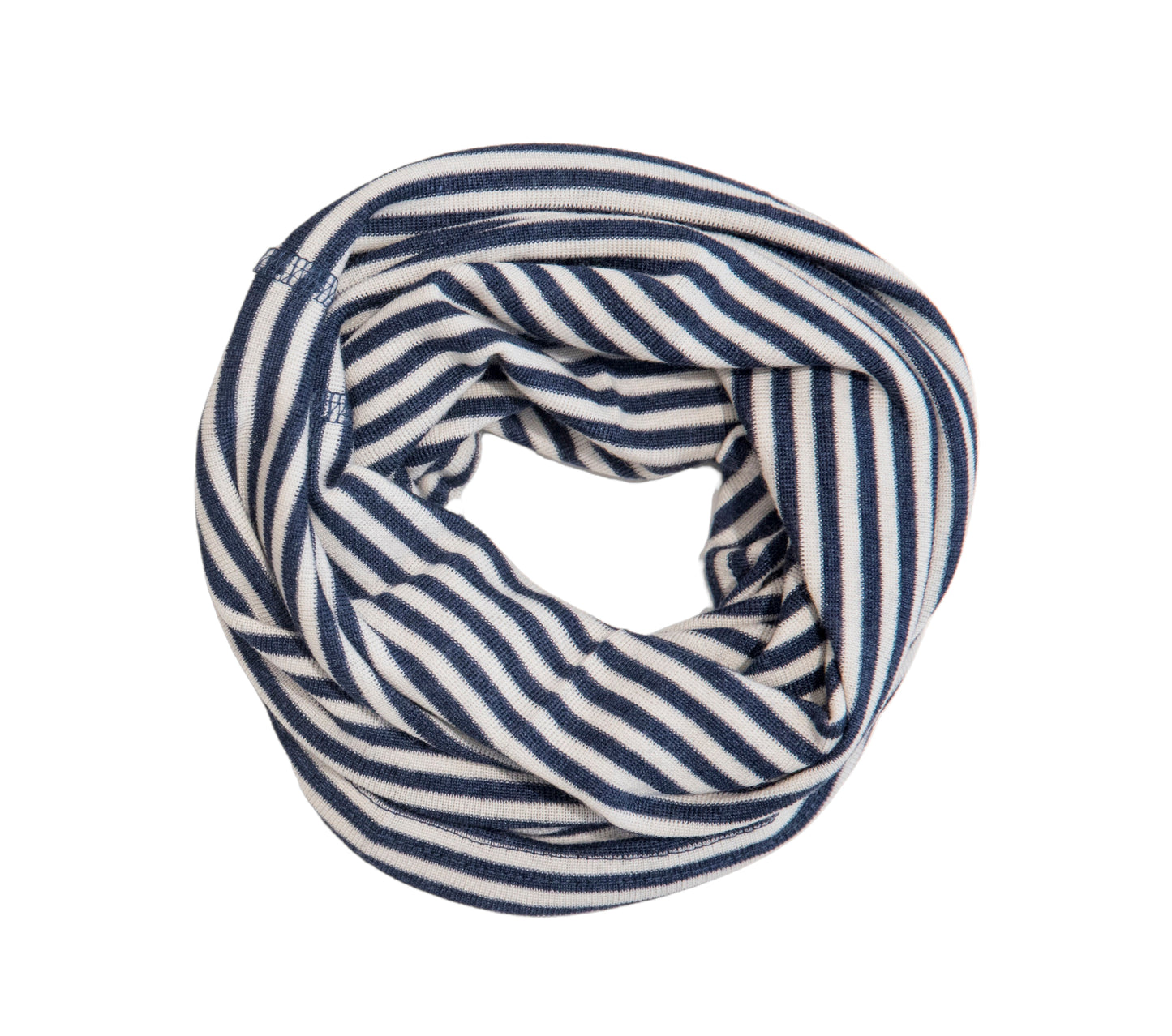 Pickapooh Schlauchschal Strunzl aus Wolle/Seide in marine/natur