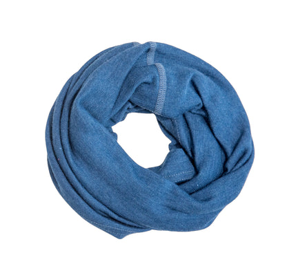 Pickapooh Schlauchschal Strunzl aus Wolle/Seide in jeans