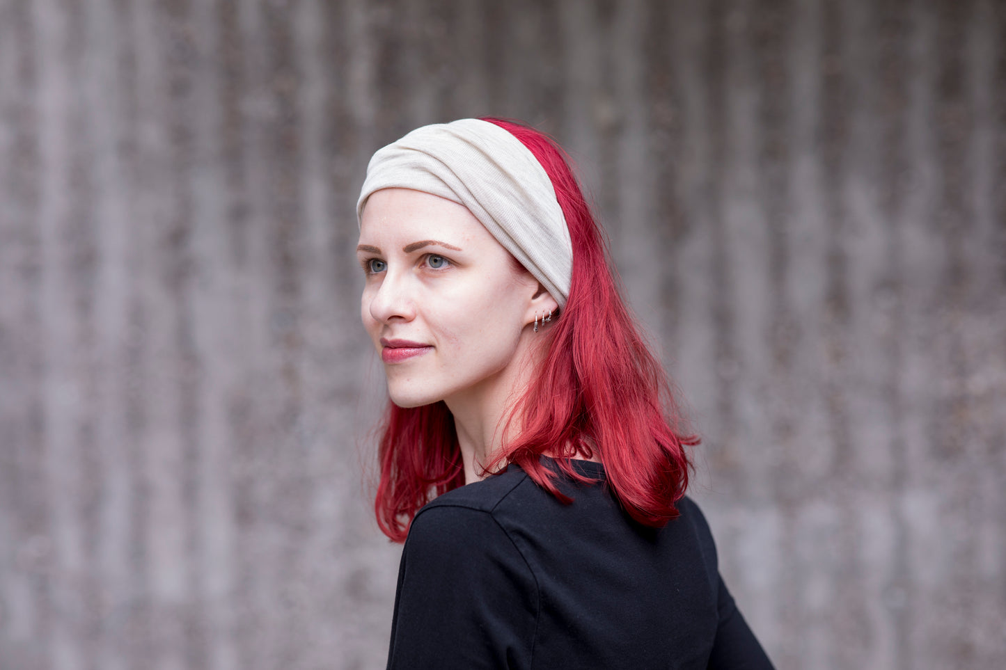 Pickapooh Schlauchschal Strunzl aus Wolle/Seide in natur mélange