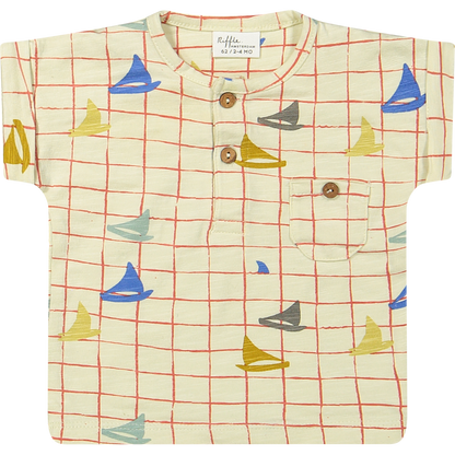 Riffle Amsterdam T-Shirt Jord aus Bio-Baumwolle