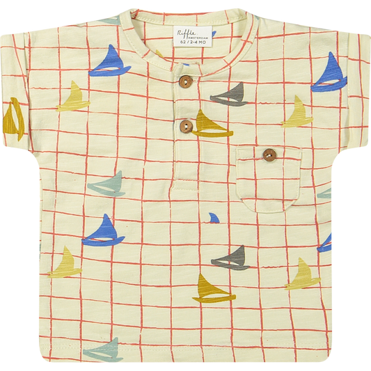 Riffle Amsterdam T-Shirt Jord aus Bio-Baumwolle