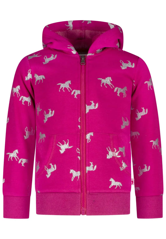 Salt and Pepper Sweatjacke mit Glitzerpferden