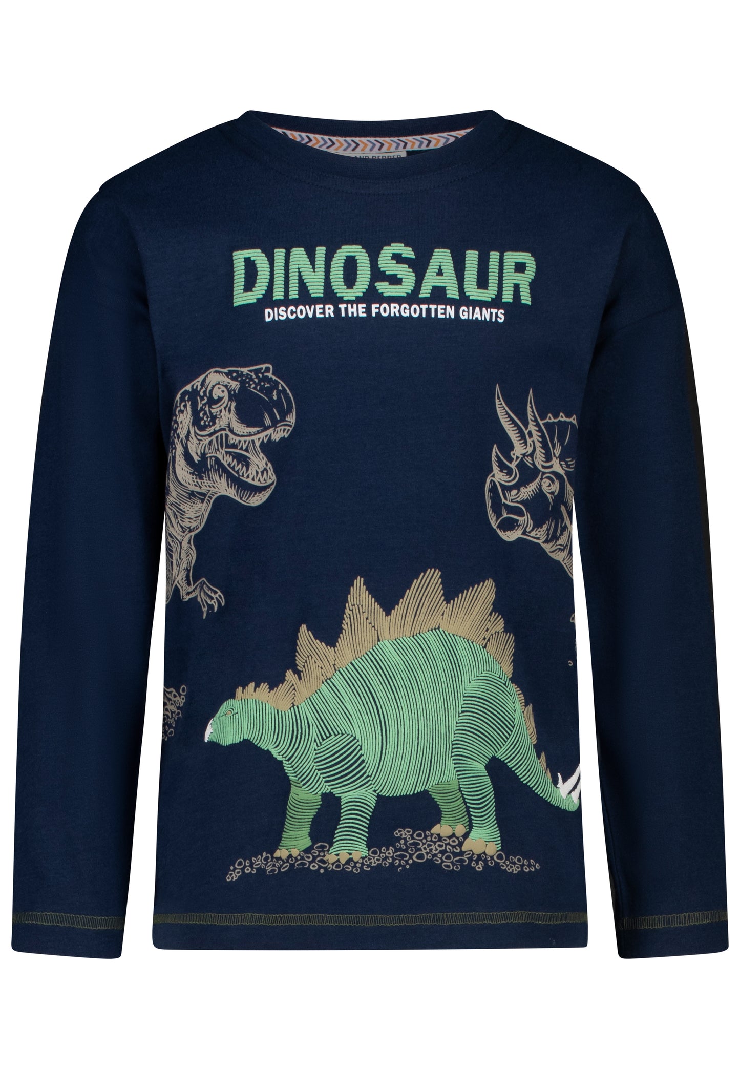 Salt and Pepper Langarmshirt Dinosaurier-Print