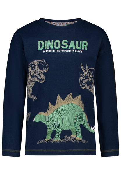Salt and Pepper Langarmshirt Dinosaurier-Print