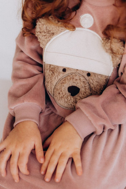 Wooly Organic Nicki-Kleid mit Bär GOTS