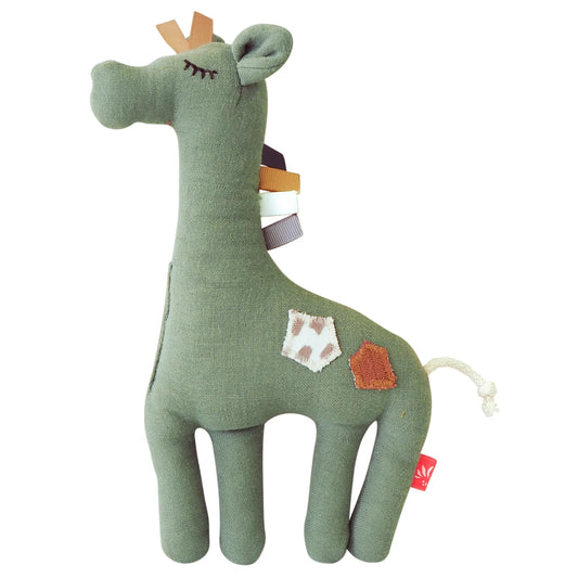 Kikadu Greifling Giraffe Olive GOTS