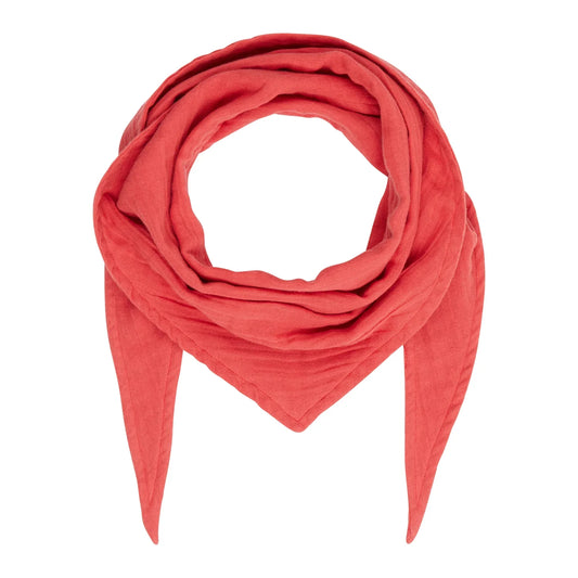 Sense Organics Großes Dreieckstuch Elim rot