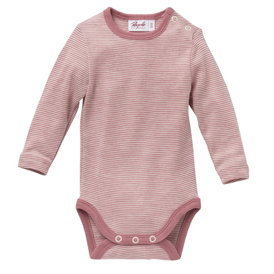 People Wear Organic Body Langarm aus Wolle und Seide