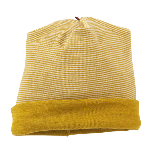 People Wear Organic Wendebeanie aus Wolle und Seide GOTS