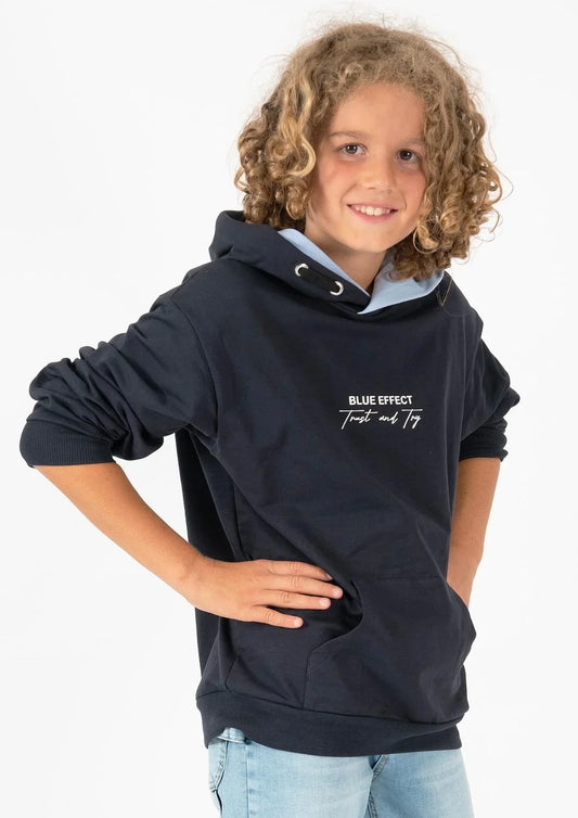 Blue Effect Oversized Hoodie