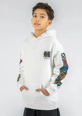 Blue Effect Hoodie Oversize mit Rückenprint
