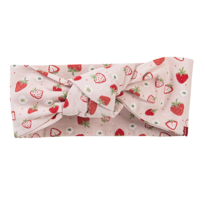 People Wear Organic Haarband "Erdbeeren" aus Bio-Baumwolle  GOTS