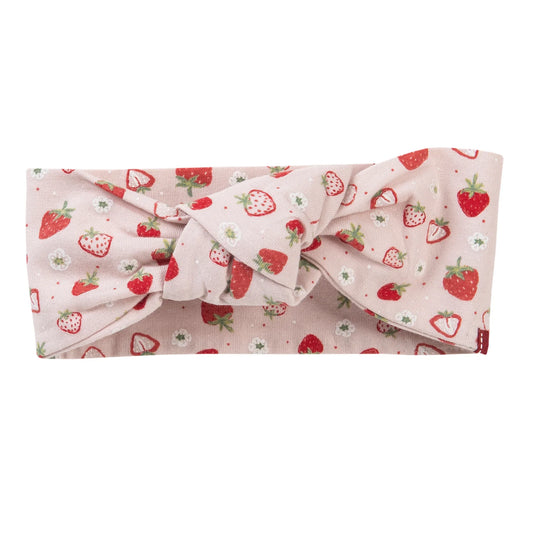 People Wear Organic Haarband "Erdbeeren" aus Bio-Baumwolle  GOTS