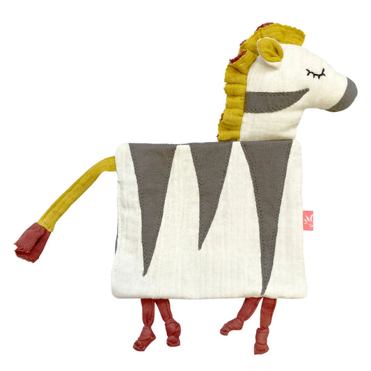 Kikadu Knister Zebra GOTS