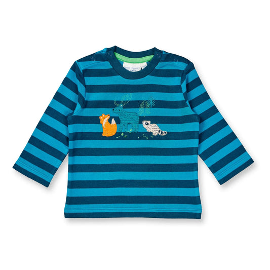 Sense Orgnaics Langarmshirt mit Tierapplikation ELAN GOTS