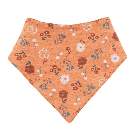 People Wear Organic Dreieckstuch zum Wenden mit Blümchenmuster GOTS