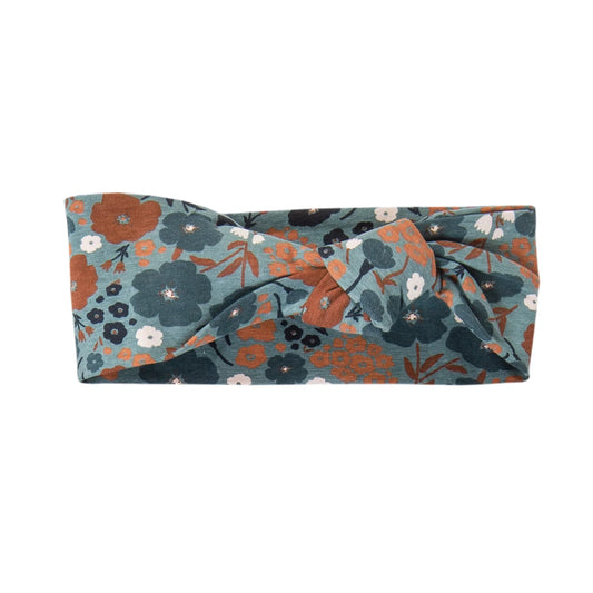 People Wear Organic Haarband mit Blumenmuster GOTS