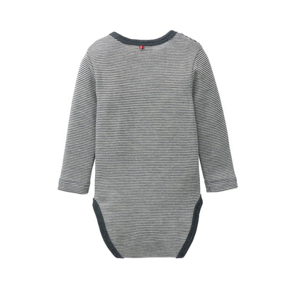 People Wear Organic Wolle-Seide Body anthrazit GOTS