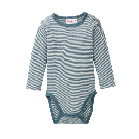 People Wear Organic Wolle-Seide Body smaragd GOTS