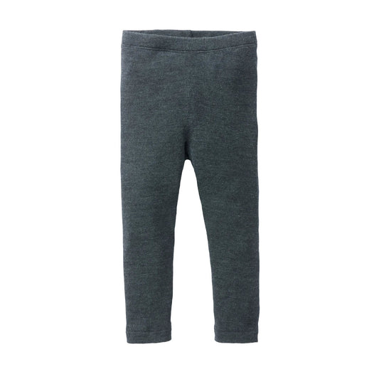 People Wear Organic Wolle-Seide Leggings anthrazit GOTS