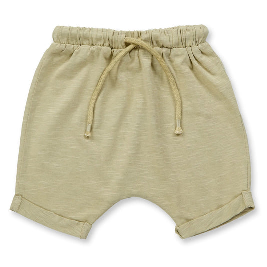 Sense Organics Baby Shorts in schilfgrün GOTS