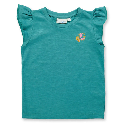 Sense Organics T-Shirt in meeresgrün GOTS