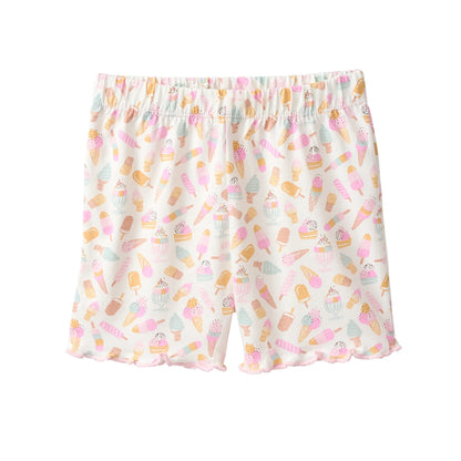 People Wear Organic Schlafanzug kurz mit Eisprint GOTS