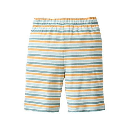 People Wear Organic Schlafanzug kurz mit Strandprint GOTS