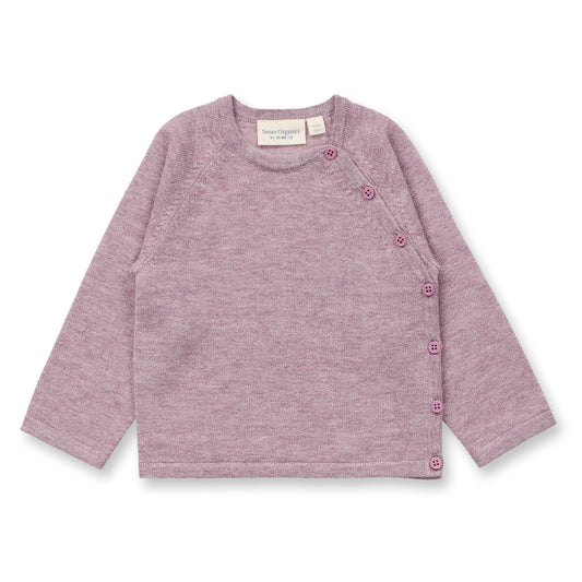 Sense Organics  Baby Merino Wickeljacke in Mauve mélange, Modell P. PICASSO