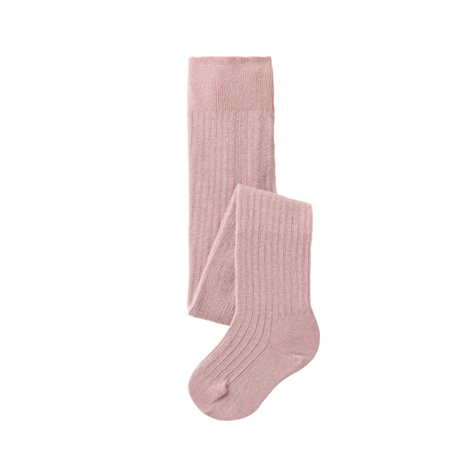 People Wear Organic Ripp Strumpfhose, rosa uni, Bio-Baumwolle