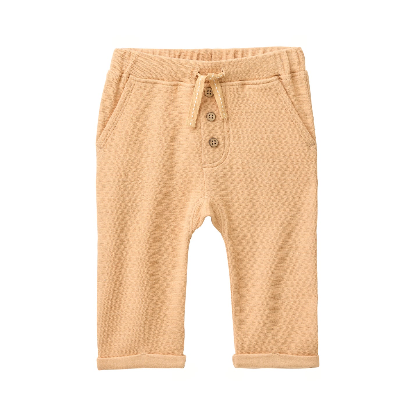 People Wear Organic Sweat Hose in honiggelb uni GOTS