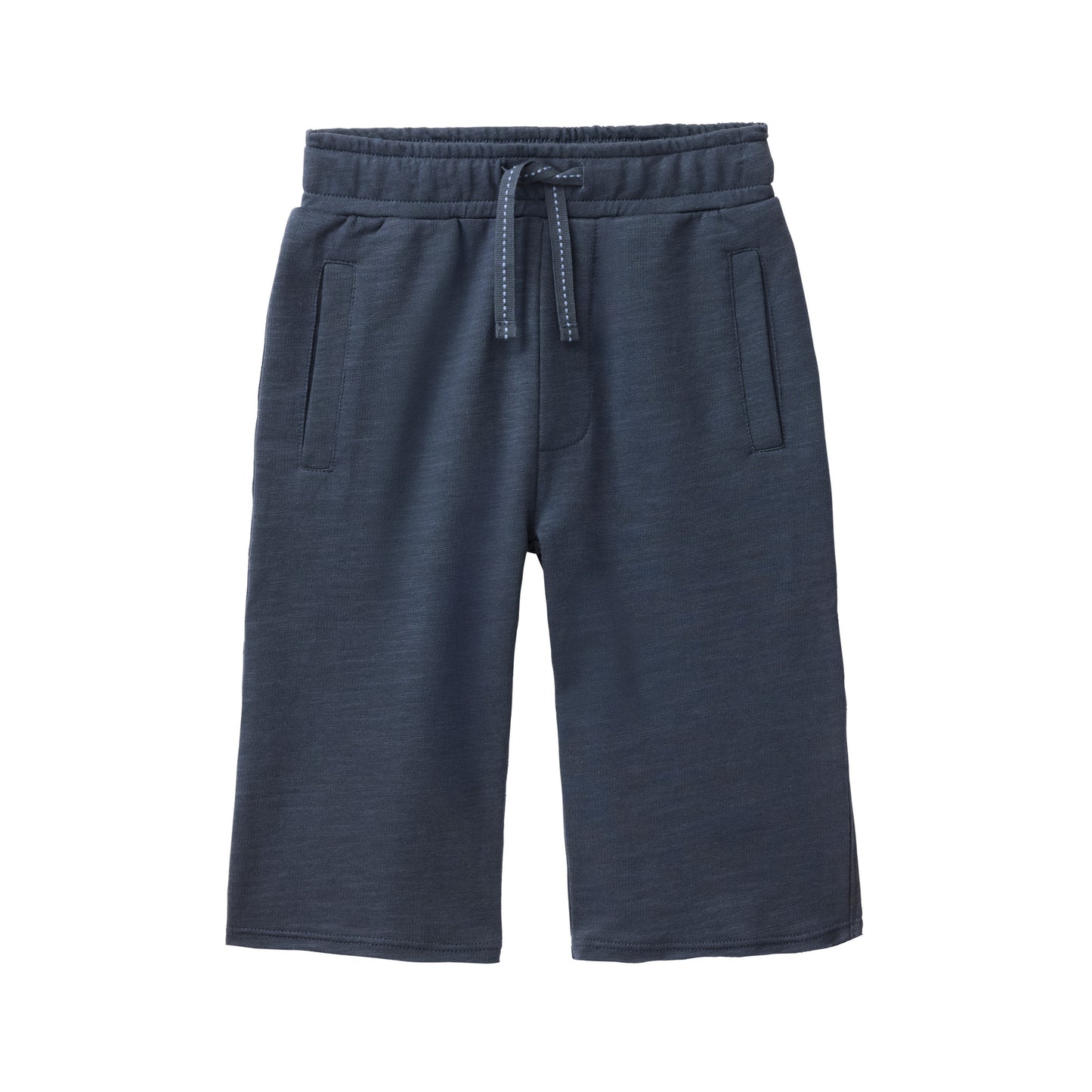 People Wear Organic Sweat Boardshorts in uni dunkelblau GOTS