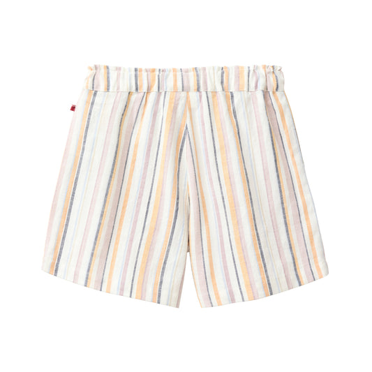 People Wear Organic Shorts in bunt gestreift GOTS