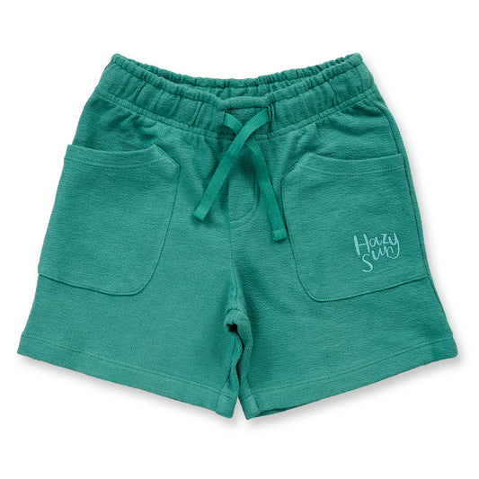 Sense Organics Kinder Shorts in grün, Modell MAKU, GOTS