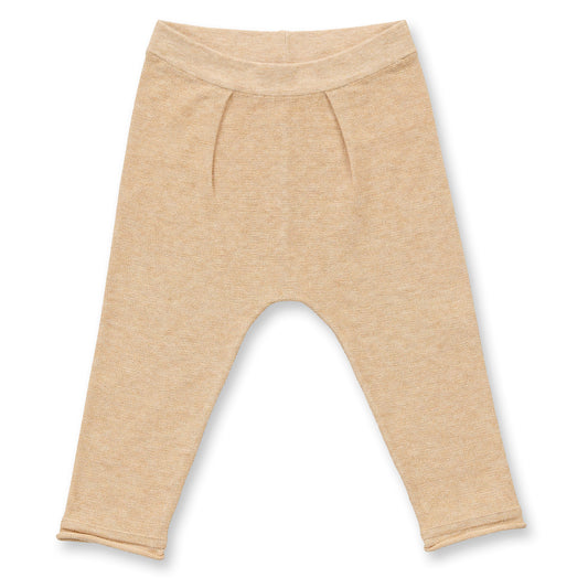 Sense Organics Baby Strickleggings in sandbeige, Modell PABLO, GOTS
