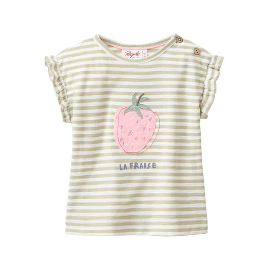 People Wear Organic Kurzarm-Shirt 'Big Strawberry' GOTS